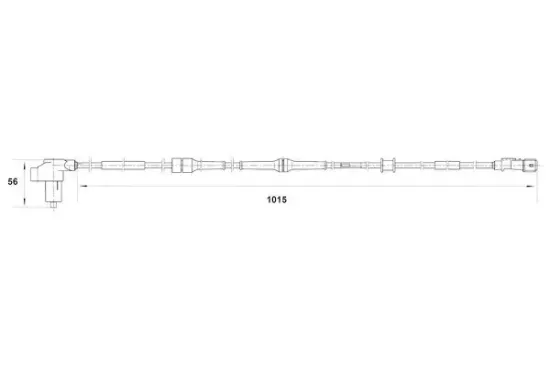 Sensor, Raddrehzahl BOSCH 0 265 006 389 Bild Sensor, Raddrehzahl BOSCH 0 265 006 389