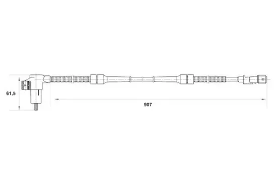 Sensor, Raddrehzahl Hinterachse BOSCH 0 265 006 504 Bild Sensor, Raddrehzahl Hinterachse BOSCH 0 265 006 504