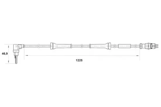 Sensor, Raddrehzahl BOSCH 0 265 007 039 Bild Sensor, Raddrehzahl BOSCH 0 265 007 039