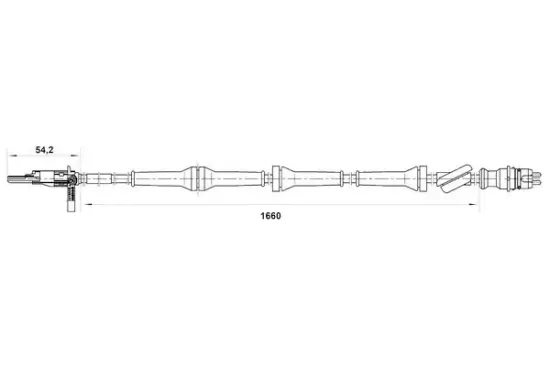 Sensor, Raddrehzahl BOSCH 0 265 007 071 Bild Sensor, Raddrehzahl BOSCH 0 265 007 071