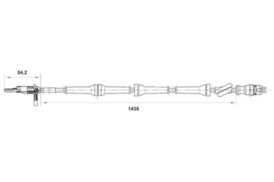 Sensor, Raddrehzahl BOSCH 0 265 007 072 Bild Sensor, Raddrehzahl BOSCH 0 265 007 072