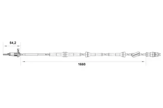 Sensor, Raddrehzahl BOSCH 0 265 007 513 Bild Sensor, Raddrehzahl BOSCH 0 265 007 513