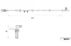 Sensor, Raddrehzahl Hinterachse rechts BOSCH 0 265 007 558 Bild Sensor, Raddrehzahl Hinterachse rechts BOSCH 0 265 007 558