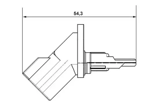 Sensor, Raddrehzahl Hinterachse Vorderachse BOSCH 0 265 007 879 Bild Sensor, Raddrehzahl Hinterachse Vorderachse BOSCH 0 265 007 879