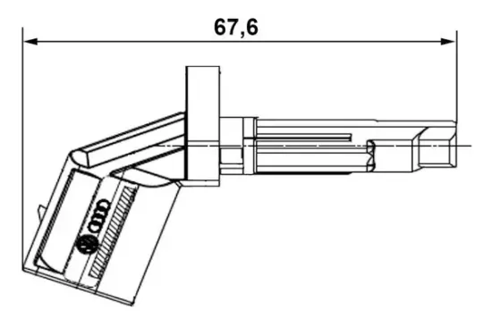 Sensor, Raddrehzahl BOSCH 0 265 007 930 Bild Sensor, Raddrehzahl BOSCH 0 265 007 930