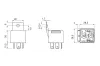 Relais, Kraftstoffpumpe 12 V BOSCH 0 332 019 151 Bild Relais, Kraftstoffpumpe 12 V BOSCH 0 332 019 151