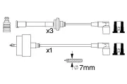 Zündleitungssatz für Zylinder 4-6 BOSCH 0 356 912 824