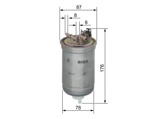 Kraftstofffilter BOSCH 0 450 906 267 Bild Kraftstofffilter BOSCH 0 450 906 267