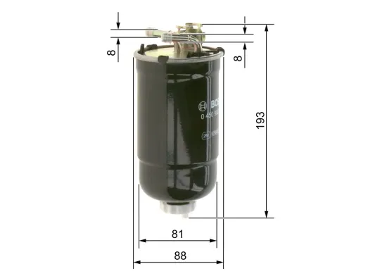 Kraftstofffilter BOSCH 0 450 906 322 Bild Kraftstofffilter BOSCH 0 450 906 322