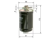 Kraftstofffilter BOSCH 0 450 906 373