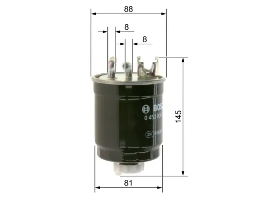 Kraftstofffilter BOSCH 0 450 906 409 Bild Kraftstofffilter BOSCH 0 450 906 409