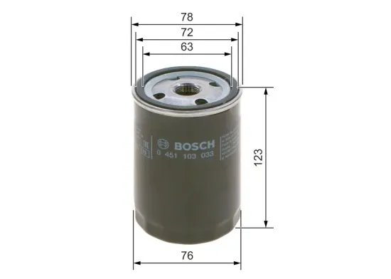 Ölfilter BOSCH 0 451 103 033 Bild Ölfilter BOSCH 0 451 103 033