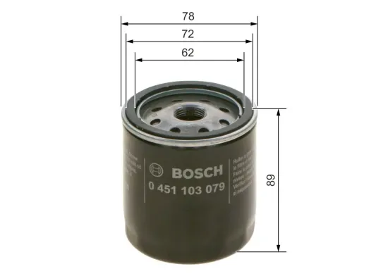 Ölfilter BOSCH 0 451 103 079 Bild Ölfilter BOSCH 0 451 103 079