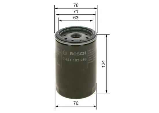 Ölfilter BOSCH 0 451 103 259 Bild Ölfilter BOSCH 0 451 103 259