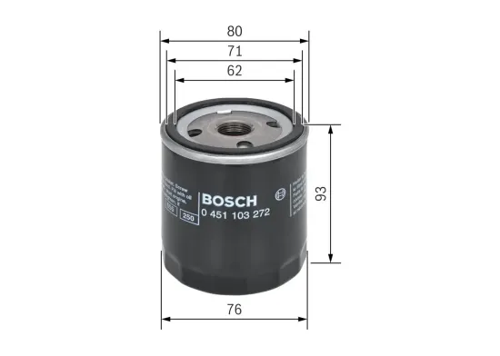 Ölfilter BOSCH 0 451 103 272 Bild Ölfilter BOSCH 0 451 103 272