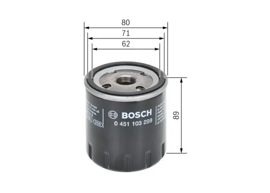 Ölfilter BOSCH 0 451 103 299 Bild Ölfilter BOSCH 0 451 103 299