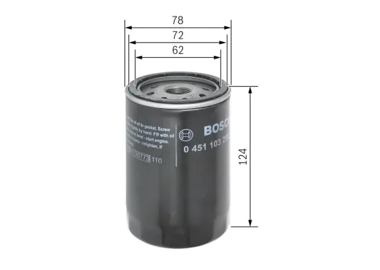Ölfilter BOSCH 0 451 103 304 Bild Ölfilter BOSCH 0 451 103 304