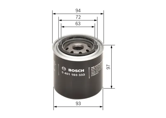 Ölfilter BOSCH 0 451 103 333 Bild Ölfilter BOSCH 0 451 103 333
