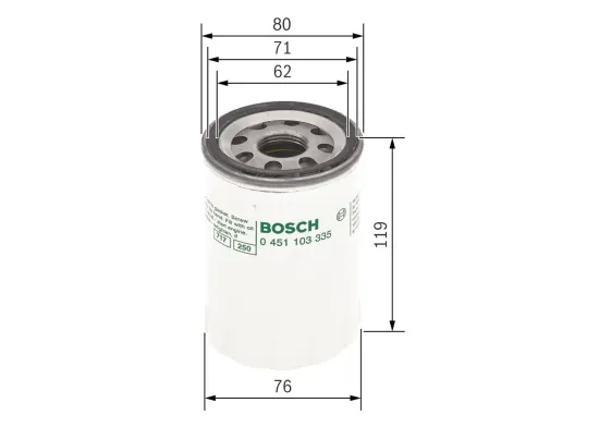 Ölfilter BOSCH 0 451 103 335 Bild Ölfilter BOSCH 0 451 103 335