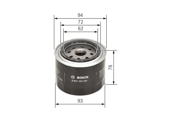 Ölfilter BOSCH 0 451 103 341 Bild Ölfilter BOSCH 0 451 103 341