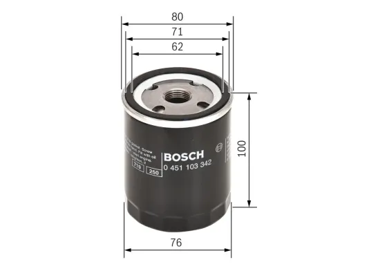 Ölfilter BOSCH 0 451 103 342 Bild Ölfilter BOSCH 0 451 103 342