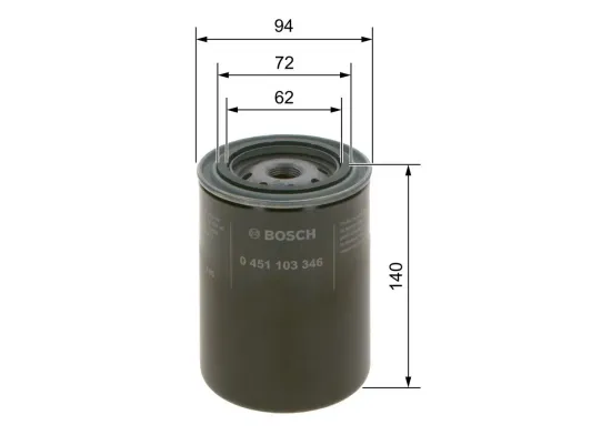 Ölfilter BOSCH 0 451 103 346 Bild Ölfilter BOSCH 0 451 103 346