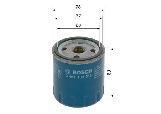 Ölfilter BOSCH 0 451 103 355 Bild Ölfilter BOSCH 0 451 103 355