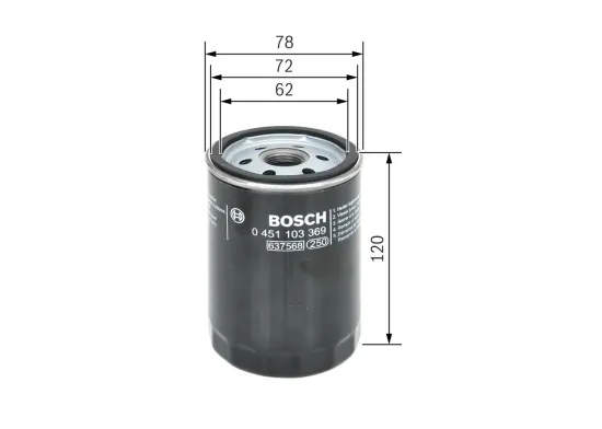 Ölfilter BOSCH 0 451 103 369 Bild Ölfilter BOSCH 0 451 103 369