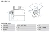 Starter 12 V 2,2 kW BOSCH 0 986 015 090 Bild Starter 12 V 2,2 kW BOSCH 0 986 015 090