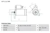 Starter 12 V 1,1 kW BOSCH 0 986 016 290