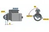 Starter 12 V 2 kW BOSCH 0 986 017 500 Bild Starter 12 V 2 kW BOSCH 0 986 017 500