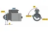 Starter 12 V 1,8 kW BOSCH 0 986 018 680 Bild Starter 12 V 1,8 kW BOSCH 0 986 018 680