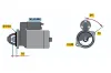 Starter 12 V 0,9 kW BOSCH 0 986 018 830 Bild Starter 12 V 0,9 kW BOSCH 0 986 018 830