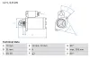 Starter 12 V 0,9 kW BOSCH 0 986 018 840 Bild Starter 12 V 0,9 kW BOSCH 0 986 018 840