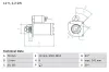 Starter 12 V 2,2 kW BOSCH 0 986 021 620
