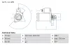 Starter 12 V 1,1 kW BOSCH 0 986 025 610