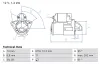 Starter 12 V 1 kW BOSCH 0 986 026 690