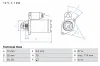 Starter 12 V 1,1 kW BOSCH 0 986 029 160