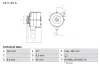 Generator 14 V BOSCH 0 986 034 560