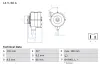 Generator 14 V BOSCH 0 986 034 740 Bild Generator 14 V BOSCH 0 986 034 740