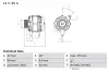 Generator 14 V BOSCH 0 986 038 791