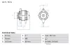 Generator 14 V BOSCH 0 986 040 850
