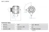 Generator 14 V BOSCH 0 986 041 280
