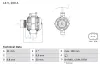 Generator 14 V BOSCH 0 986 047 490
