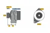 Generator 14 V BOSCH 0 986 049 540