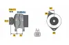 Generator 14 V BOSCH 0 986 080 790