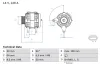Generator 14 V BOSCH 0 986 082 440