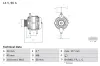 Generator 14 V BOSCH 0 986 083 380