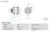 Generator 14 V BOSCH 0 986 083 510 Bild Generator 14 V BOSCH 0 986 083 510