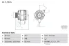 Generator 14 V BOSCH 0 986 083 630